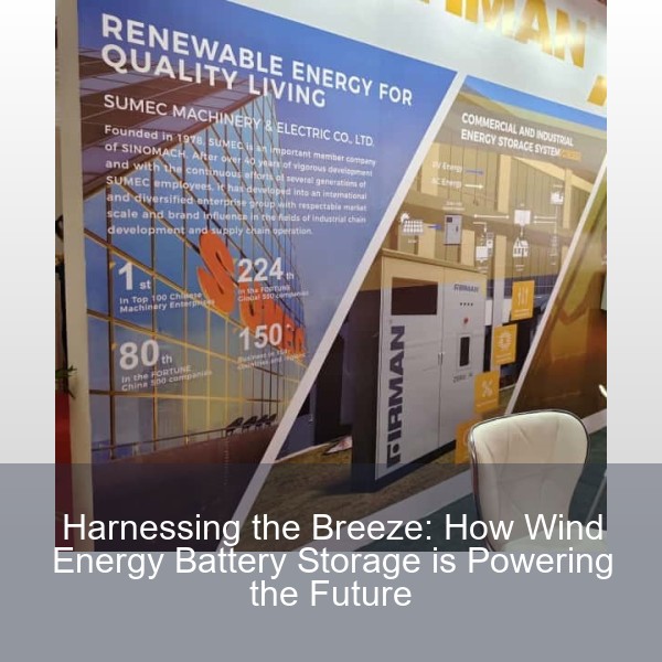 Harnessing the Breeze: How Wind Energy Battery Storage is Powering the Future
